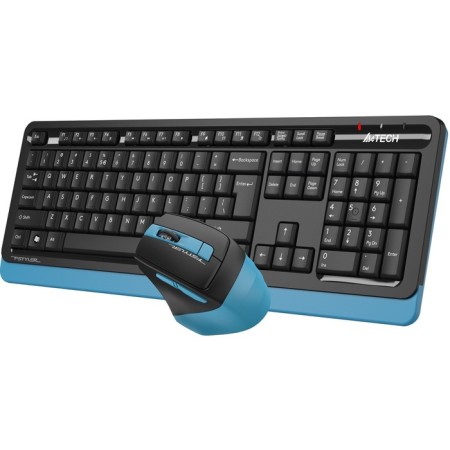 Keyboard + Mouse A4Tech FSTYLER FG1035 Claw: Black/Blue Mouse: Black/Blue USB Wireless 10046-2
