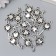 Decor for creativity Metal "Key with heart" silver 2.6x1.2 cm