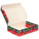 The box is folding, "Happy New Year", 21 x 15 x 5 cm, spider-man
