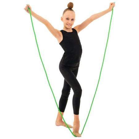 Crap for rhythmic gymnastics Grace Dance, 3 m, green color-4