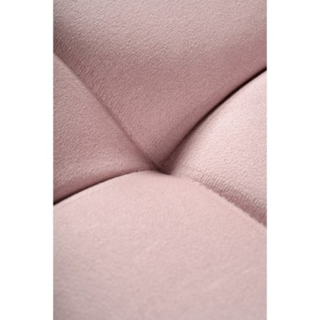 Chalsey Metal Carcass chair 1 metal/velor, black/pink 50x60x80 cm-5