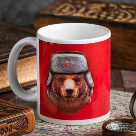 Mug "February 23" Bear, 330 ml