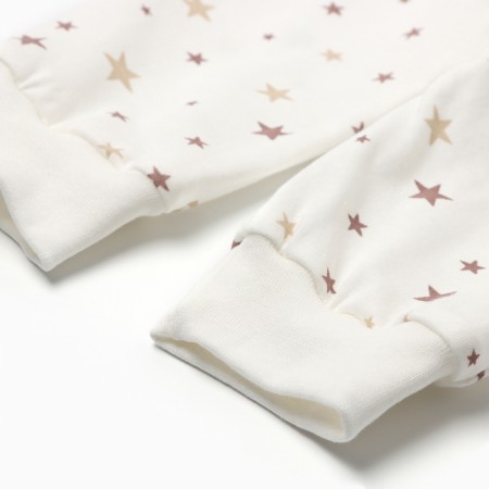 Children's sliders "Antoshka", white color/stars, height 80-2