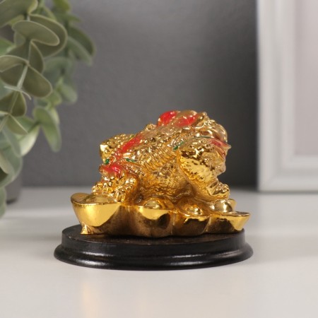 NECKE Gold "Toad on ingots" 7.5 x 6 x 5.5 cm-2