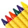 Pencils wax 6 colors, 93x 8 mm, calligrata, in a cardboard box
