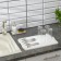 A tray with a drying liner, 42.5 × 27 cm, white color