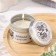 Aromatic candle in a jar, sea, flowers, 4.5x6 cm, mix