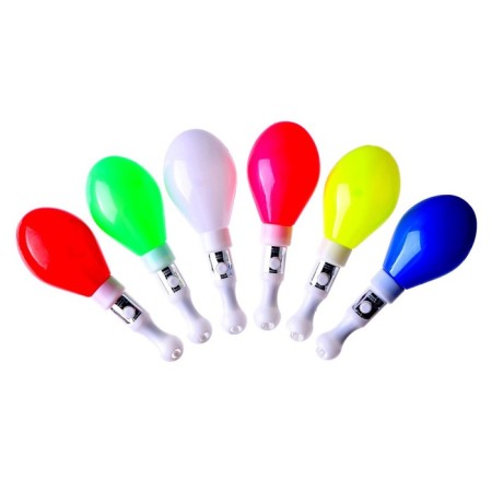Light wand "Marakas", inside the ball, color mix-6