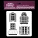 Plastic stencil "Art-module of the window" 15x15 cm