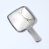 A mirror with a kavad-t handle (1) b/a wave of 8.5*8.5/10*16.9cm plastic silver k/box QF