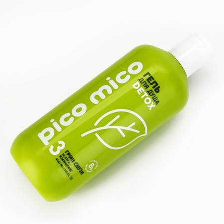 Shower gel, extra-saturation, 400 ml, aroma Green Smuzi, Pico Mico-3