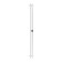 Terminus duo electric heated towel rail "Circle", 1600x114 mm, white matte