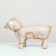 Dog raincoat, size S (DS 22, OG 35-38, Osh 36 cm), orange