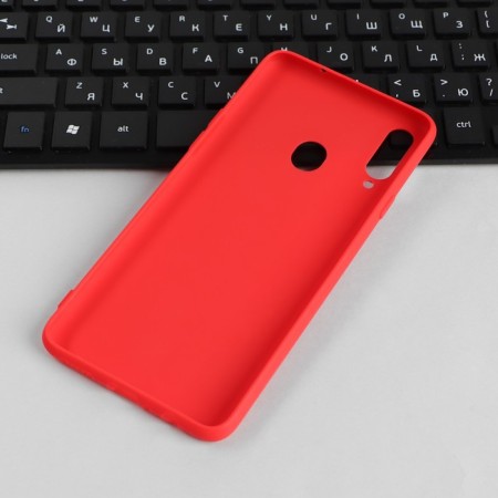 Pero cover, for Samsung A22, silicone, red-2