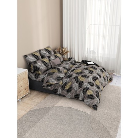 Bed linen duet "Tropics", size 220x240 cm, 145x215 cm - 2 pcs, 50x70 cm - 2 pcs-3