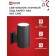 Street lamp In Home NBU Line-1XA60-BL, IP65, under the 1XA60, E27 lamp, black
