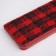 Women's wallet with lightning, red color