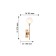 Wall lamp Babylon 90 mm, 130 mm, G9 40W