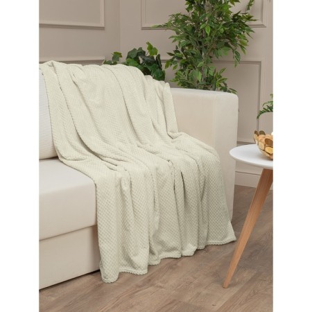 Texrepublic blanket, size 200x220 cm, champagne color-3