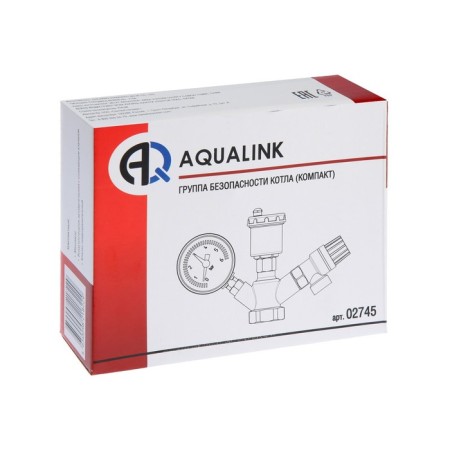 Aqualink security group, for heating boilers, 1 ", 3 bar, compact-5