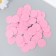 Felt circles (D 2.5-3.5 cm), 1mm, 50 pcs, pale pink