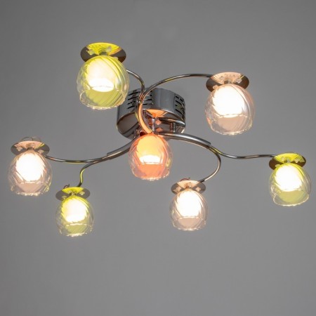 Luster "Lowing" 7x20W G4 chrome 65x65x15 cm-1
