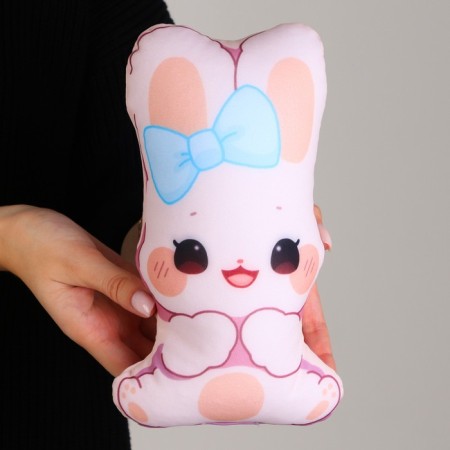 Antistress toy "Bunny with a bow"-6