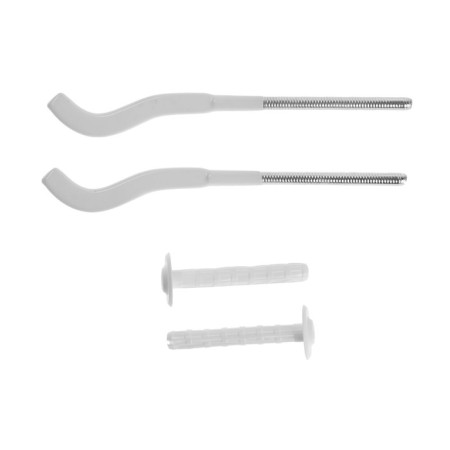 OMEC radiator bracket, with dowel, 7x195 mm, flat, rubberized-1