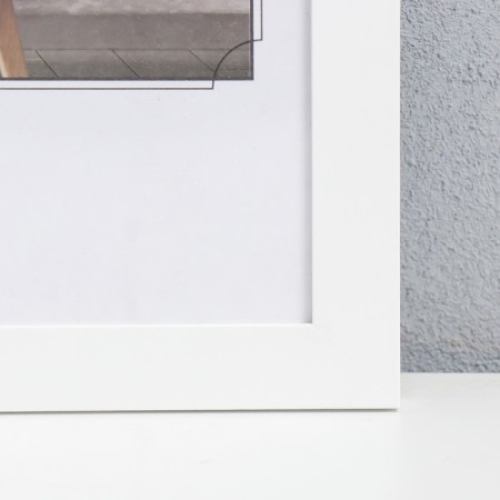 Set of photo frames MDF "OfficeSpace" 21x30 cm, 4 pcs, white (plastic screen)-1