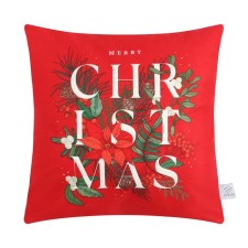 Чехол на подушку Этель "Рождество", 40*40 см, 100 п/э, велюр