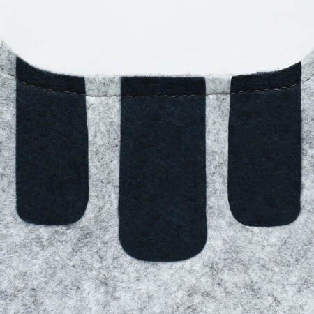 Animal-striped animals house, felt, 46 x 46 x 43 cm-4