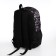 School backpack from textiles on lightning, 3 pockets, color gray color
