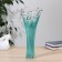 Vase "Wave" h 400 mm. (into glassbreed) green.