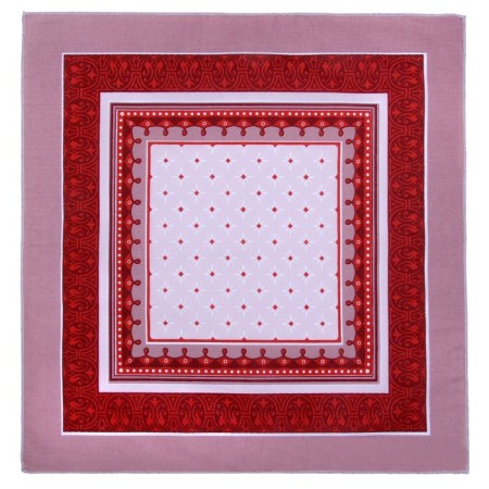 Men's handkerchiefs "Ethel" size 30x30 cm, (set 12 pcs,) brown color, MIX drawing-3