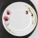 The plate of the lunch share "Tender poppies", d = 25 cm, glass ceramic, white color