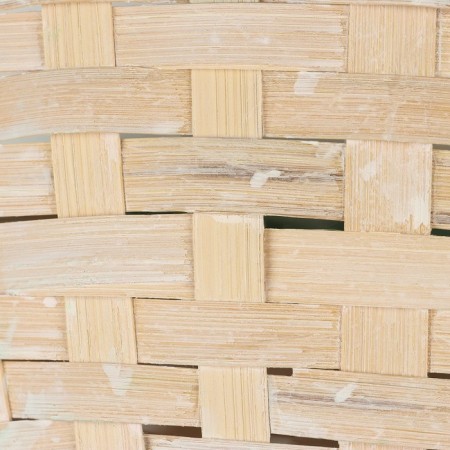 Wicker basket, d23 x 17 x 10/36 cm, green, bamboo-4