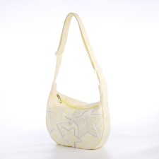 Youth bag with lightning, yellow/white color