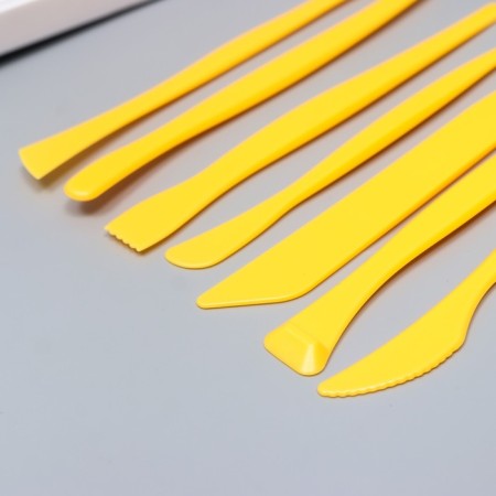 Tools for modeling and giving a set 7 pcs plastic-2