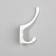 Hook furniture tundra TKD002 Light, two -rod, white