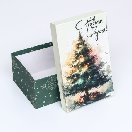 Rectangular box "New Year tree", 27 × 17 × 11 cm-3