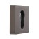 Lockland cylinder overlay, square, graphite, kit.