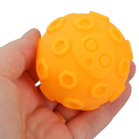 Tactile ball, pink/orange color, Mum & Baby-5