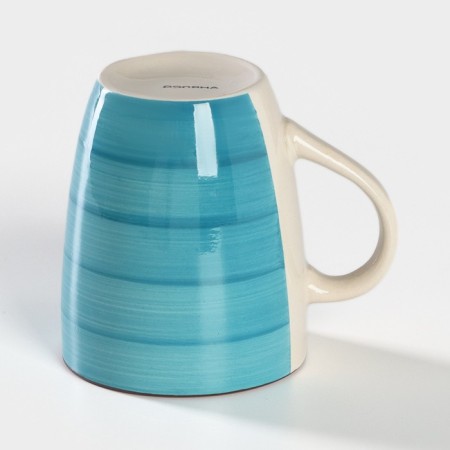 Mug ceramic shade "Sea World", 360 ml, blue color-2