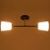 Luer "Ray" (cylinder) 2x15W E27 Model: BR 00244 Black/White