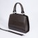 El Masta bag on lightning, external pocket, long belt, dark brown color