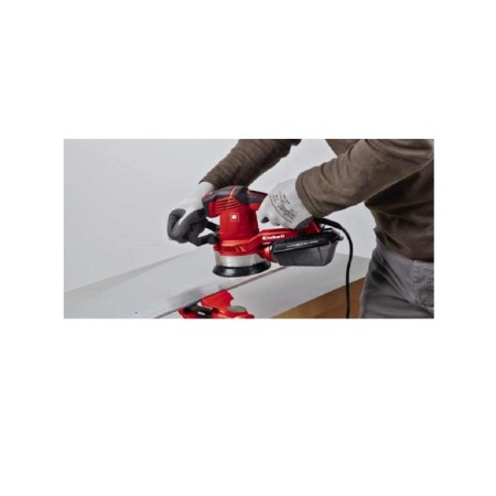 Grinding eccentric einhell te -rs 40e, 400 watts, d = 125 mm, 24000 stake/min, 12000 rpm-6