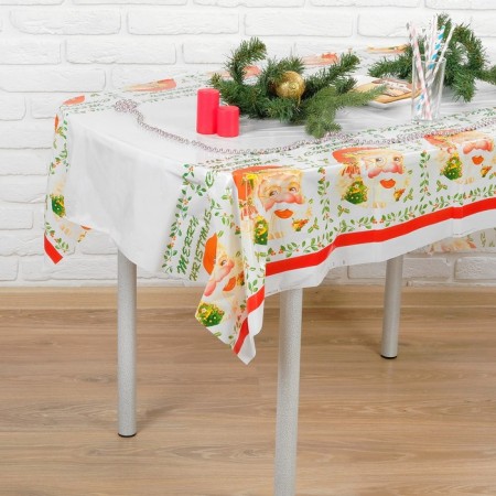Santa Claus tablecloth, 108x180 cm-1