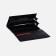 Women's wallet on magnets, black color
