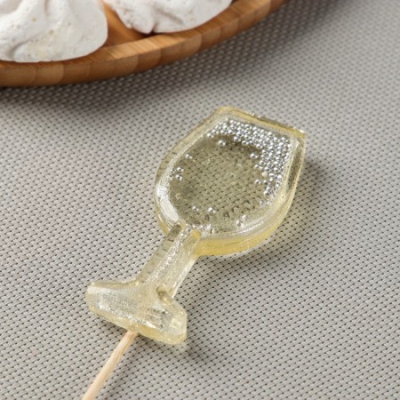 Silicone Mold for candy and chocolate "glasses", 9 cm, color transparent color-1