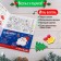 Advent calendar from the felt "Wishes from Grandfather Frost", didactic rug